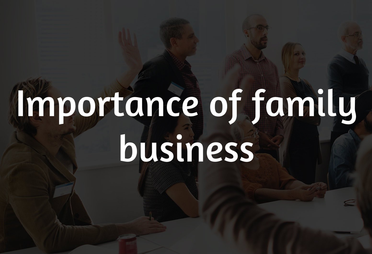 Importance of family business