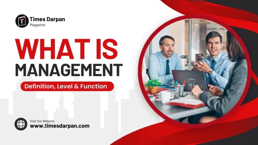 What is Management? Definition, Level & Function of management